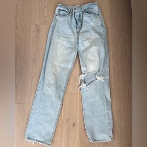 Abercrombie High Rise Loose Jean